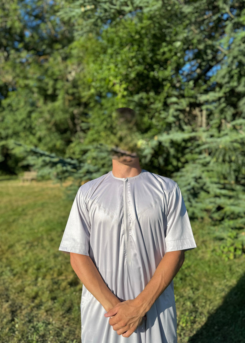 Qamis Gris Argenté - Emirati