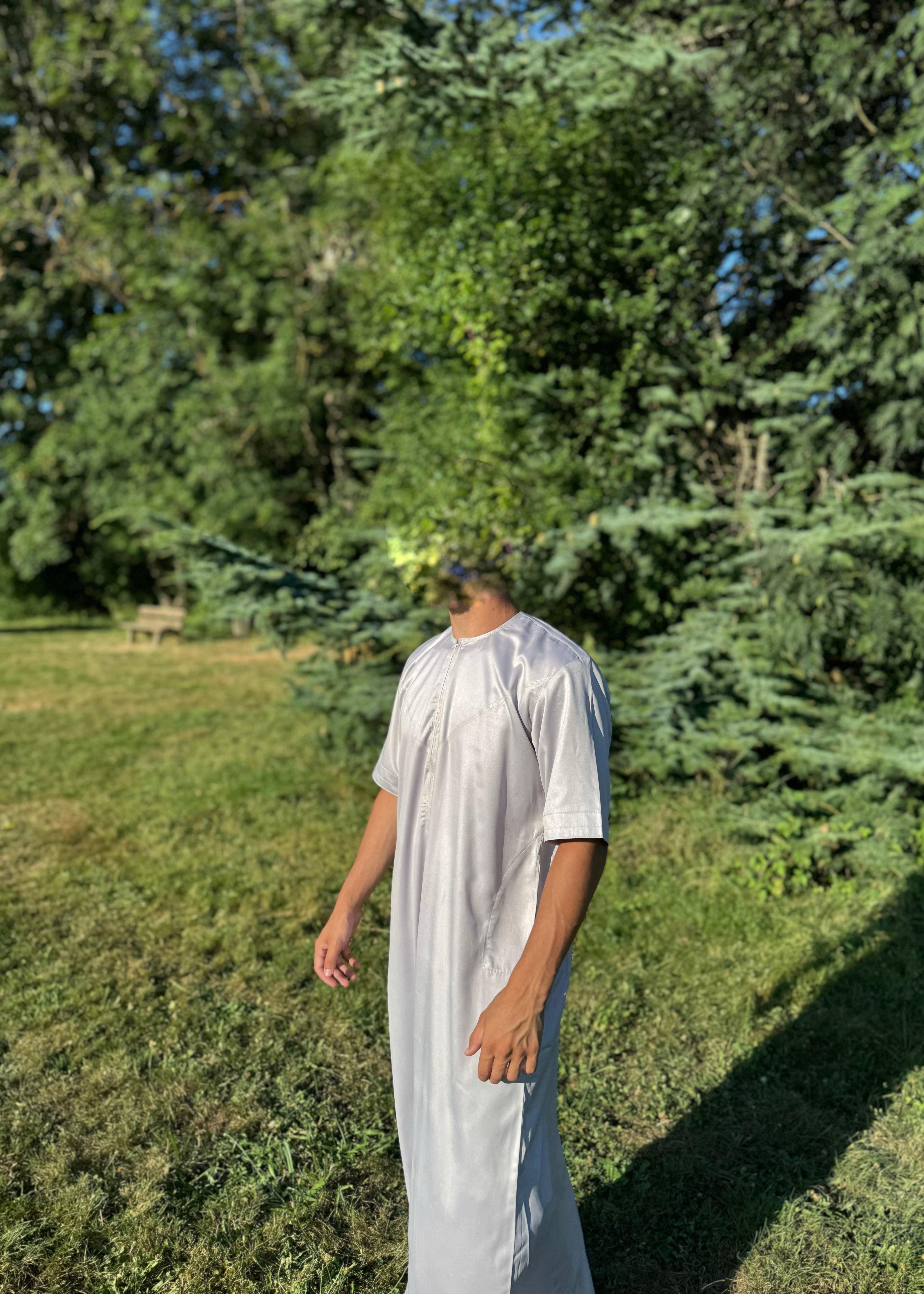 Qamis Gris Argenté - Emirati