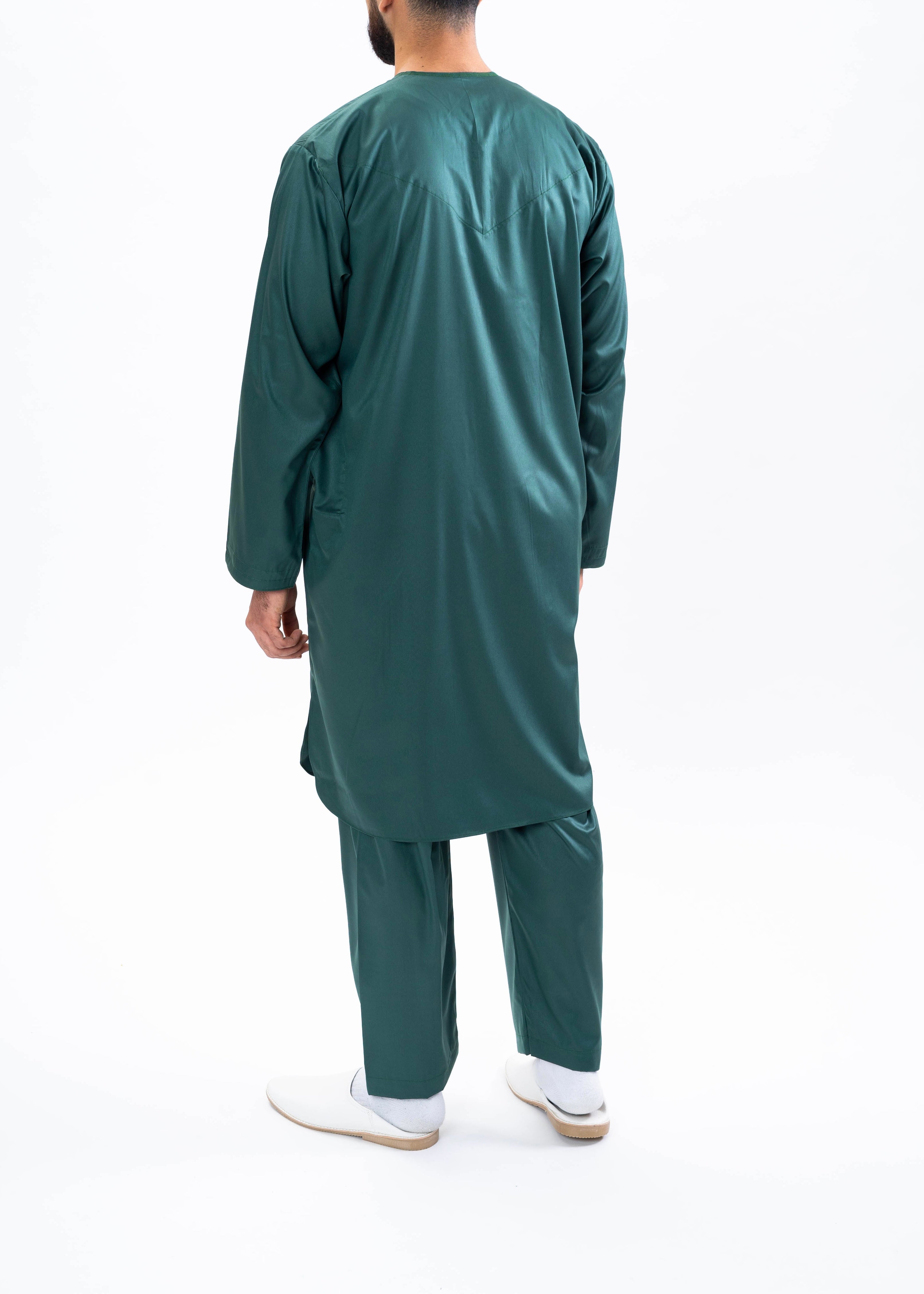 Qamis Vert Bouteille - Pakistanais