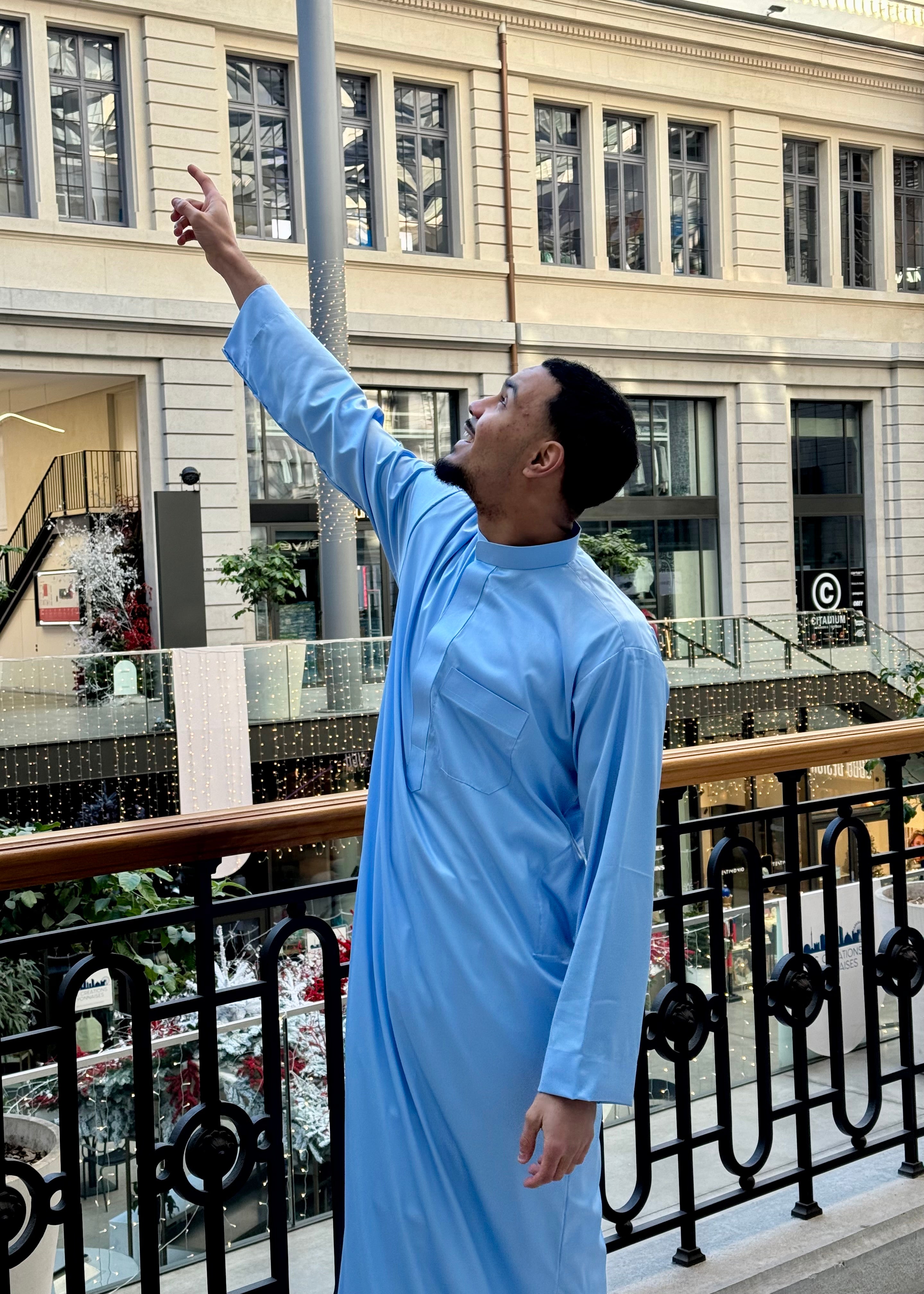 Qamis Safir | Bleu Ciel