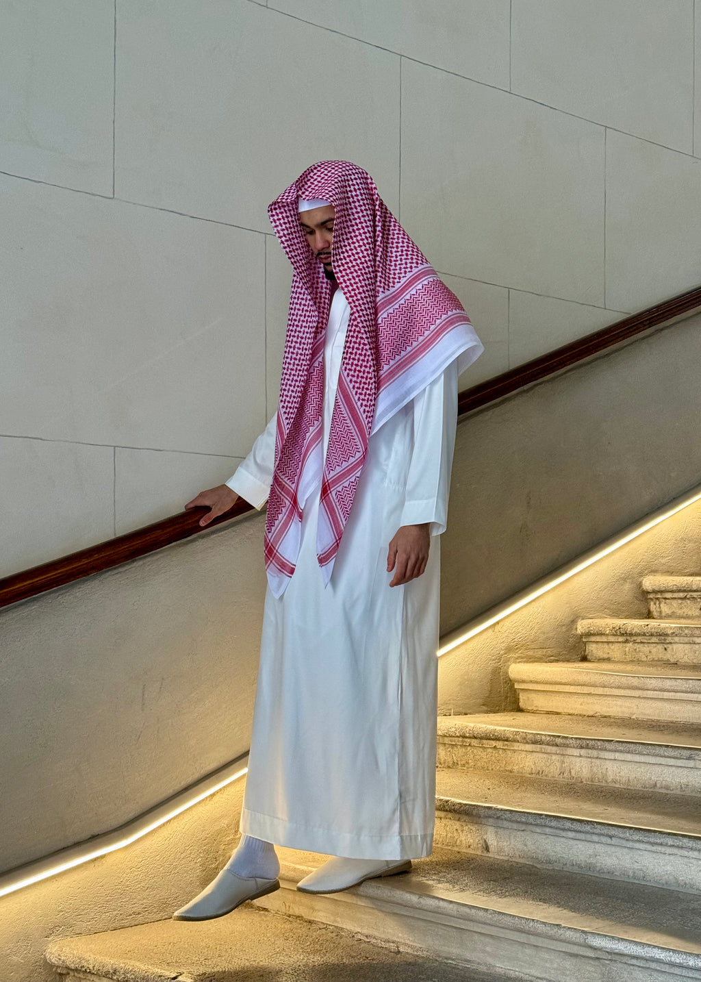 Shemagh Gernas Saoudien | Rouge