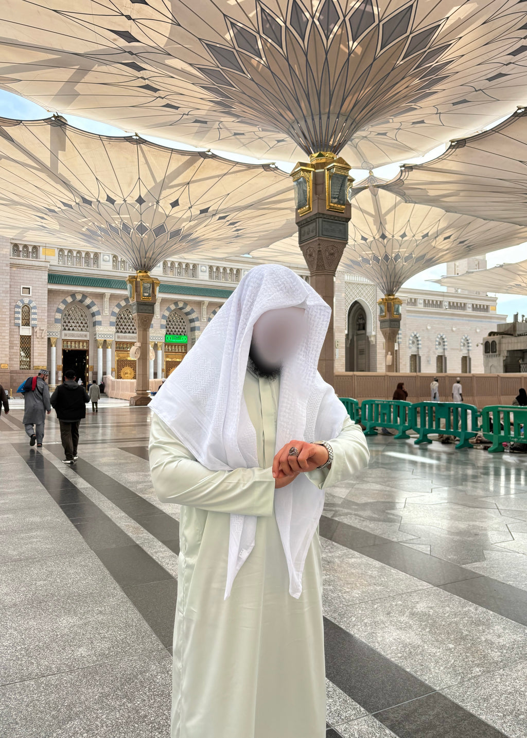 Shemagh Gernas Saoudien | Blanc