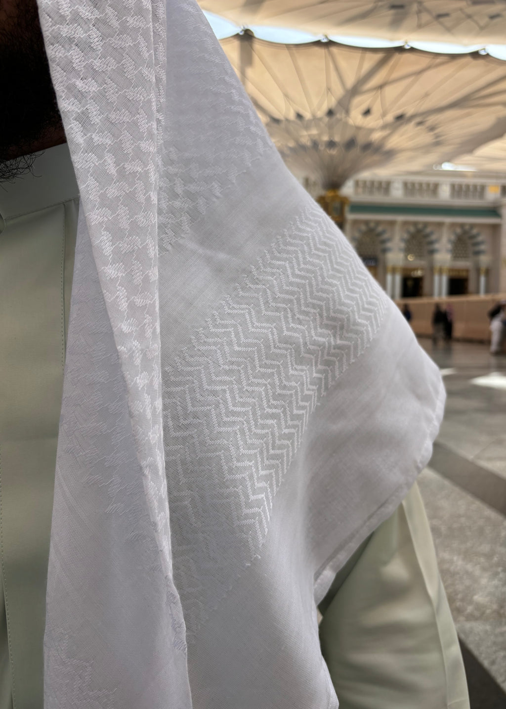 Shemagh Gernas Saoudien | Blanc