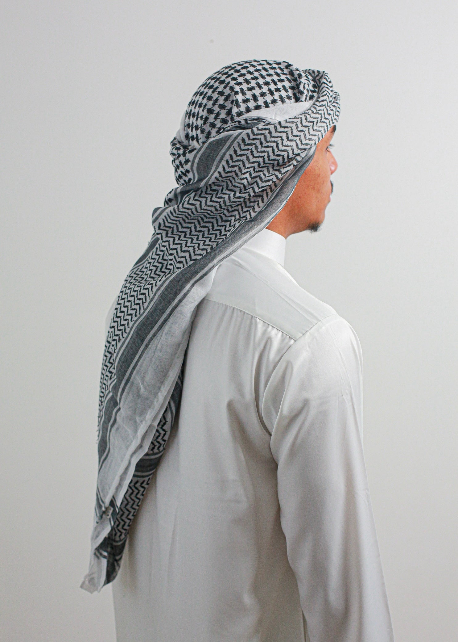 Shemagh de Palestine | Noir et Blanc