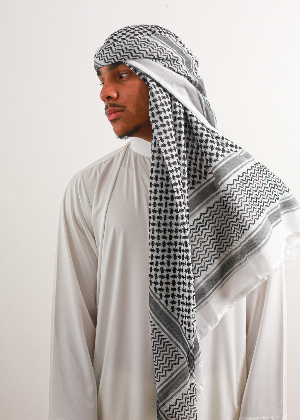 Shemagh de Palestine | Noir et Blanc