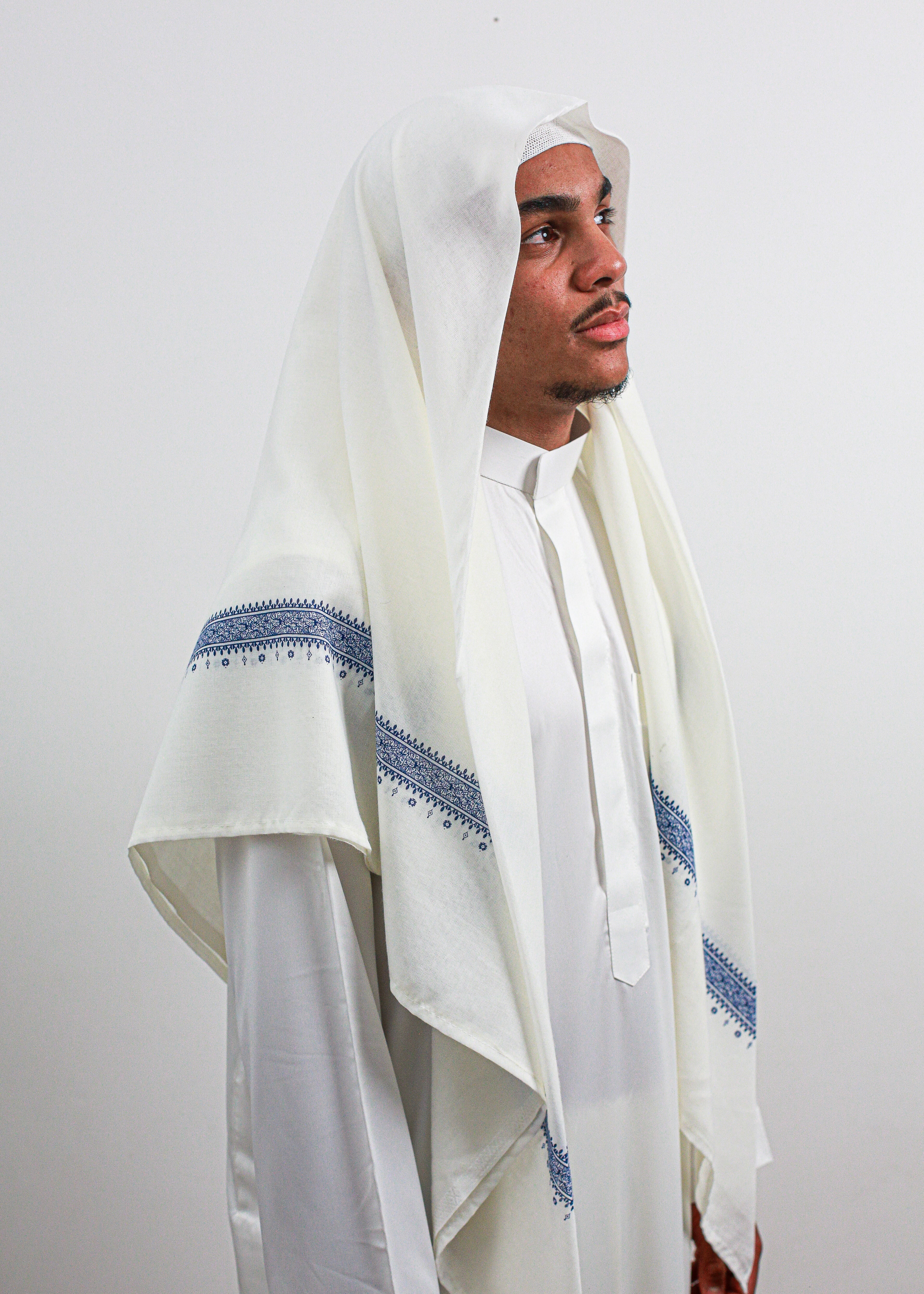 Shemagh Yéménite | Bleu